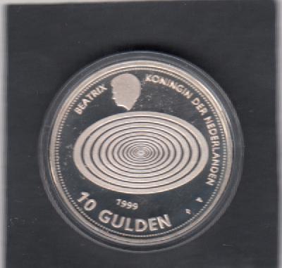 Beschrijving: 10 Gulden MILENNIUM